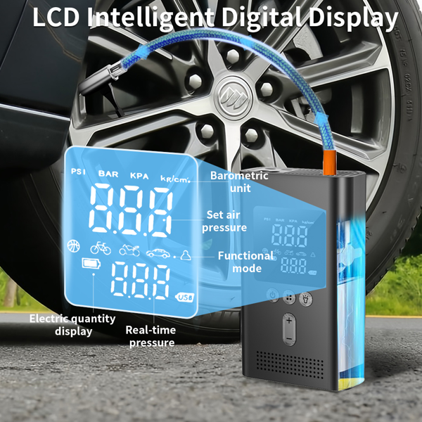 Portable Jump Starter & Air Compressor