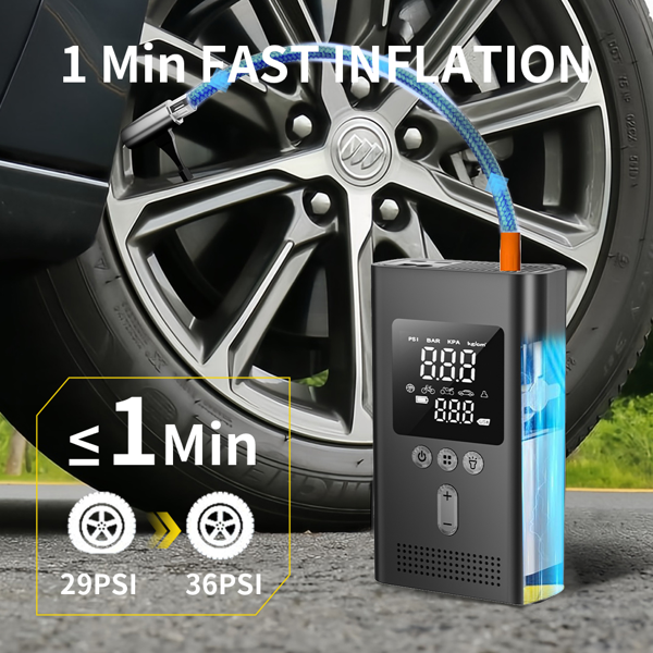 Portable Jump Starter & Air Compressor