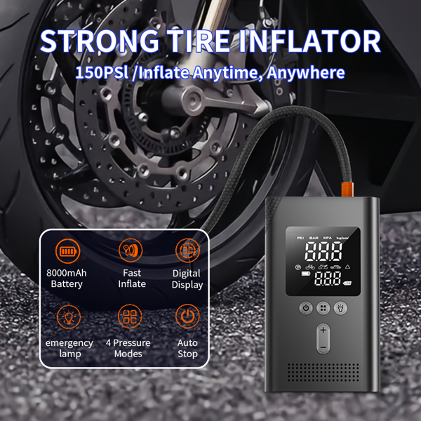 Portable Jump Starter & Air Compressor