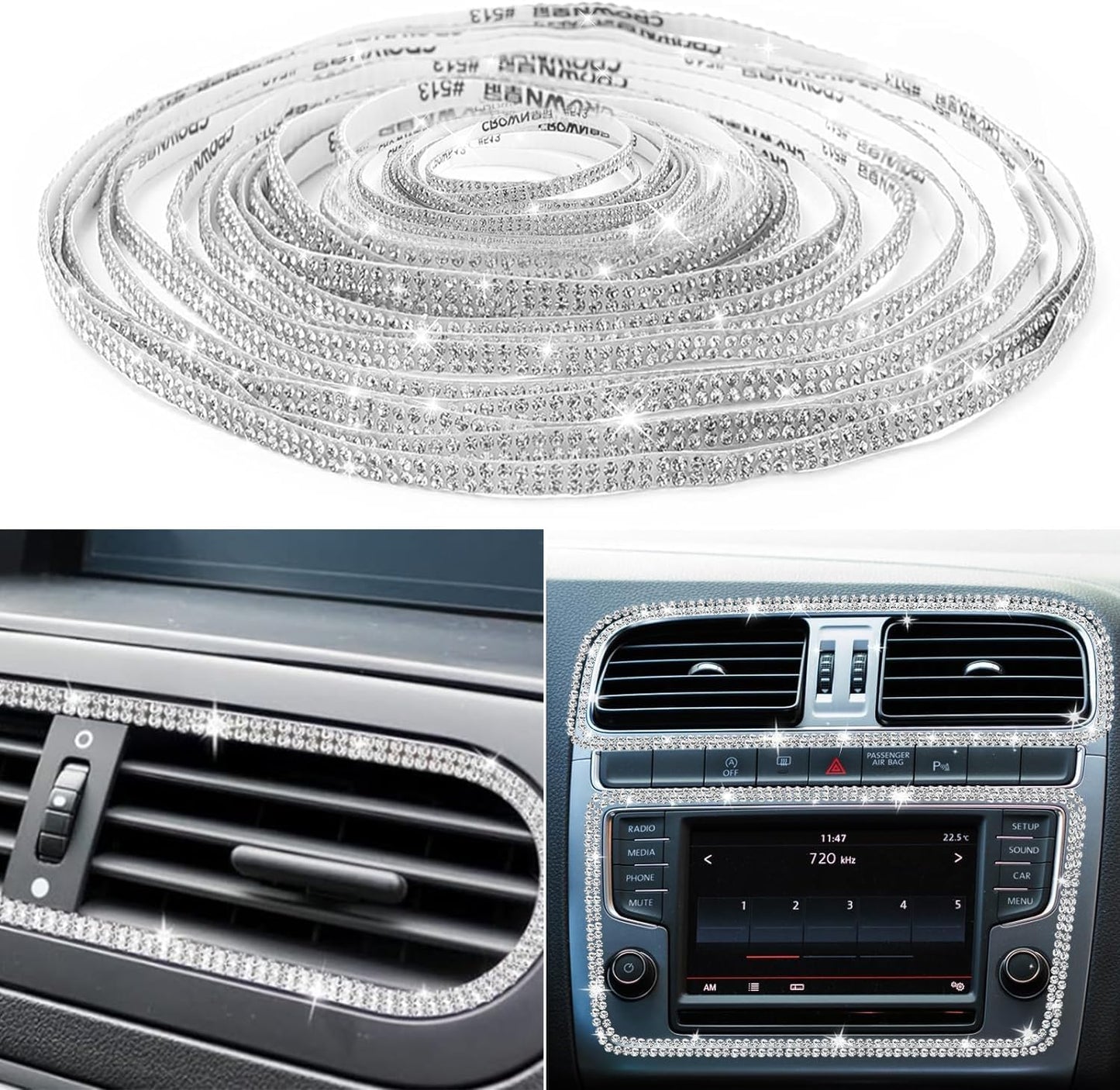 Pink Bling Car Interior Transformation Kit