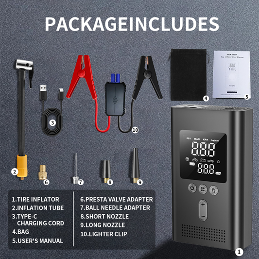 Portable Jump Starter & Air Compressor